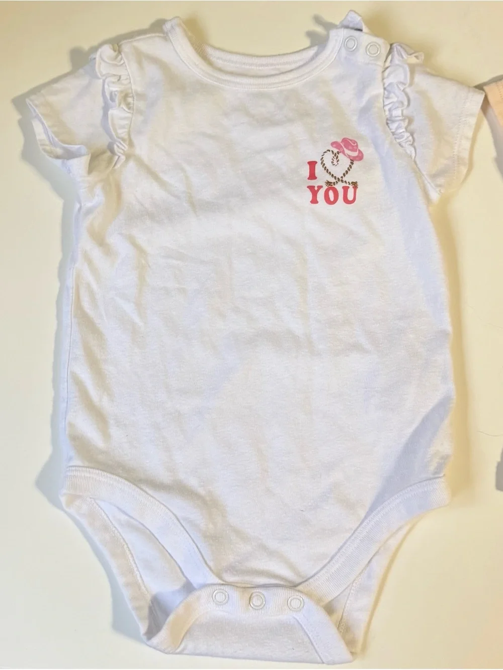 Garanimals white bodysuit
